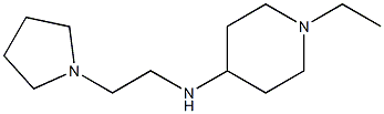 1-ethyl-N-[2-(pyrrolidin-1-yl)ethyl]piperidin-4-amine Structure