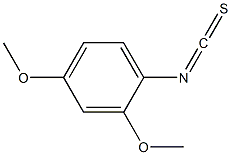 1-isothiocyanato-2,4-dimethoxybenzene Struktur