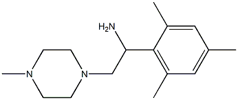 1-mesityl-2-(4-methylpiperazin-1-yl)ethanamine,,结构式