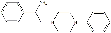 1-phenyl-2-(4-phenylpiperazin-1-yl)ethan-1-amine Struktur