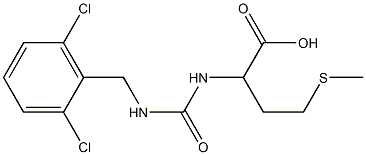 2-({[(2,6-dichlorophenyl)methyl]carbamoyl}amino)-4-(methylsulfanyl)butanoic acid