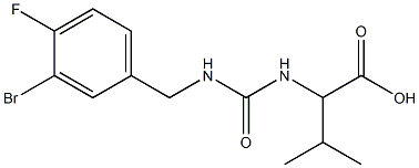 2-({[(3-bromo-4-fluorophenyl)methyl]carbamoyl}amino)-3-methylbutanoic acid