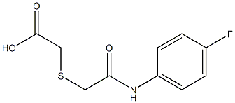  2-({[(4-fluorophenyl)carbamoyl]methyl}sulfanyl)acetic acid