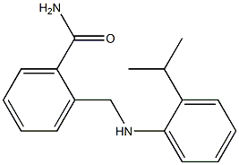  2-({[2-(propan-2-yl)phenyl]amino}methyl)benzamide