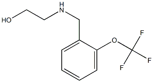 2-({[2-(trifluoromethoxy)phenyl]methyl}amino)ethan-1-ol|