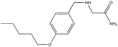 2-({[4-(pentyloxy)phenyl]methyl}amino)acetamide|