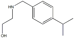 2-({[4-(propan-2-yl)phenyl]methyl}amino)ethan-1-ol 结构式