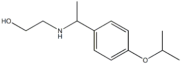  2-({1-[4-(propan-2-yloxy)phenyl]ethyl}amino)ethan-1-ol