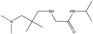 2-({2-[(dimethylamino)methyl]-2-methylpropyl}amino)-N-(propan-2-yl)acetamide