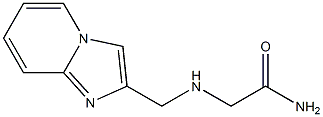 2-({imidazo[1,2-a]pyridin-2-ylmethyl}amino)acetamide Struktur