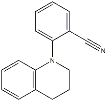 2-(1,2,3,4-tetrahydroquinolin-1-yl)benzonitrile,,结构式