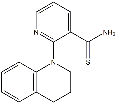 2-(1,2,3,4-tetrahydroquinolin-1-yl)pyridine-3-carbothioamide Structure