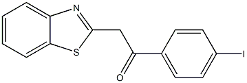 2-(1,3-benzothiazol-2-yl)-1-(4-iodophenyl)ethan-1-one,,结构式