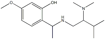 2-(1-{[2-(dimethylamino)-3-methylbutyl]amino}ethyl)-5-methoxyphenol