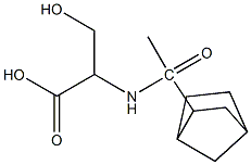 2-(1-{bicyclo[2.2.1]heptan-2-yl}acetamido)-3-hydroxypropanoic acid|