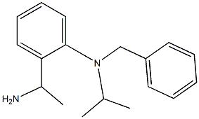 2-(1-aminoethyl)-N-benzyl-N-(propan-2-yl)aniline 结构式