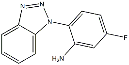 2-(1H-1,2,3-benzotriazol-1-yl)-5-fluoroaniline Structure