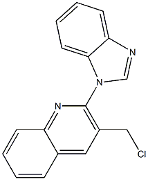 2-(1H-1,3-benzodiazol-1-yl)-3-(chloromethyl)quinoline