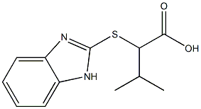 2-(1H-1,3-benzodiazol-2-ylsulfanyl)-3-methylbutanoic acid|