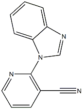 2-(1H-benzimidazol-1-yl)nicotinonitrile Structure