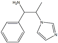 2-(1H-imidazol-1-yl)-1-phenylpropan-1-amine,,结构式