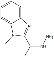 2-(1-hydrazinylethyl)-1-methyl-1H-1,3-benzodiazole Structure