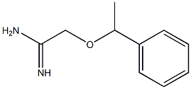 2-(1-phenylethoxy)ethanimidamide Structure