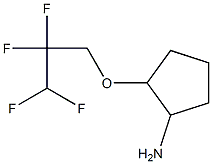 2-(2,2,3,3-tetrafluoropropoxy)cyclopentan-1-amine,,结构式