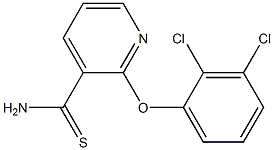 2-(2,3-dichlorophenoxy)pyridine-3-carbothioamide Structure