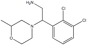 2-(2,3-dichlorophenyl)-2-(2-methylmorpholin-4-yl)ethanamine 结构式