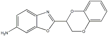 2-(2,3-dihydro-1,4-benzodioxin-2-yl)-1,3-benzoxazol-6-amine Structure