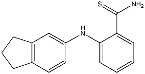 2-(2,3-dihydro-1H-inden-5-ylamino)benzene-1-carbothioamide