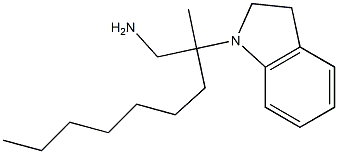 2-(2,3-dihydro-1H-indol-1-yl)-2-methylnonan-1-amine