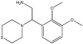 2-(2,3-dimethoxyphenyl)-2-(thiomorpholin-4-yl)ethan-1-amine|