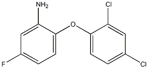 2-(2,4-dichlorophenoxy)-5-fluoroaniline Struktur