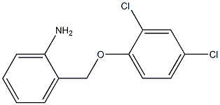 2-(2,4-dichlorophenoxymethyl)aniline Structure