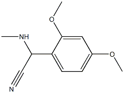 2-(2,4-dimethoxyphenyl)-2-(methylamino)acetonitrile
