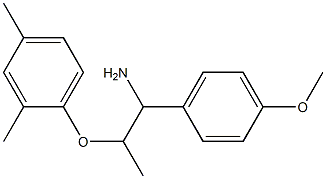 2-(2,4-dimethylphenoxy)-1-(4-methoxyphenyl)propan-1-amine