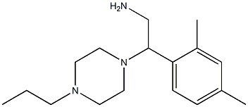  2-(2,4-dimethylphenyl)-2-(4-propylpiperazin-1-yl)ethanamine