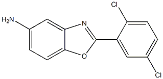 2-(2,5-dichlorophenyl)-1,3-benzoxazol-5-amine,,结构式