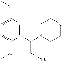 2-(2,5-dimethoxyphenyl)-2-morpholin-4-ylethanamine Structure