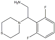 2-(2,6-difluorophenyl)-2-(thiomorpholin-4-yl)ethan-1-amine