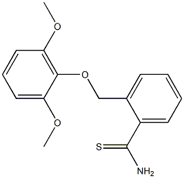 2-(2,6-dimethoxyphenoxymethyl)benzene-1-carbothioamide