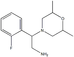 2-(2,6-dimethylmorpholin-4-yl)-2-(2-fluorophenyl)ethan-1-amine