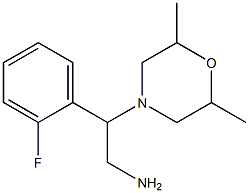  2-(2,6-dimethylmorpholin-4-yl)-2-(2-fluorophenyl)ethan-1-amine