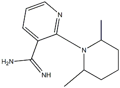  2-(2,6-dimethylpiperidin-1-yl)pyridine-3-carboximidamide