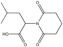 2-(2,6-dioxopiperidin-1-yl)-4-methylpentanoic acid Structure