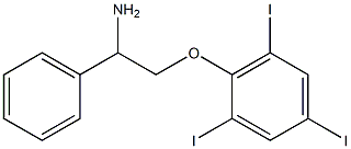 2-(2-amino-2-phenylethoxy)-1,3,5-triiodobenzene,,结构式