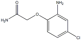 2-(2-amino-4-chlorophenoxy)acetamide,,结构式