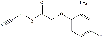 2-(2-amino-4-chlorophenoxy)-N-(cyanomethyl)acetamide Structure